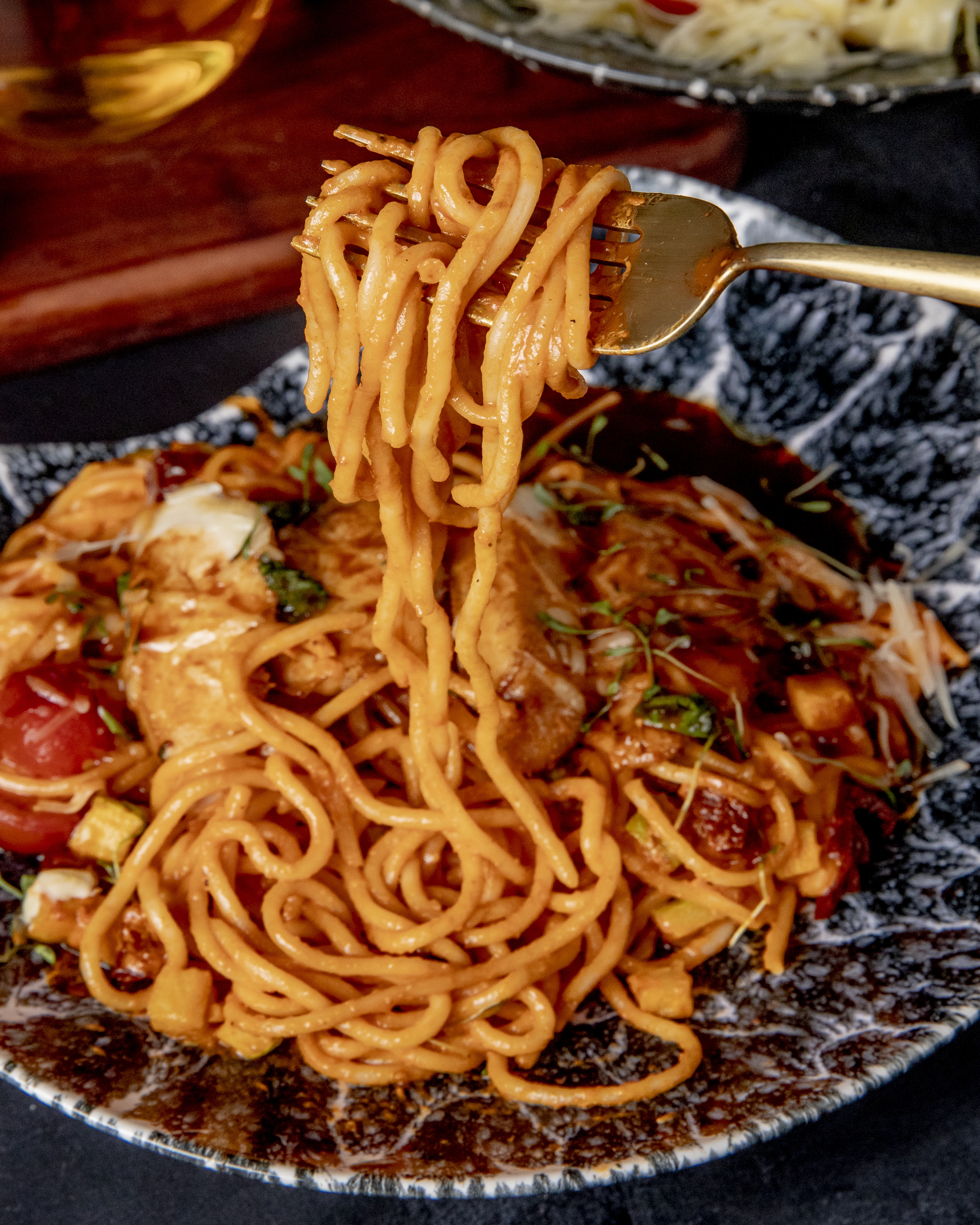 Assorted Noodles with Fried Egg