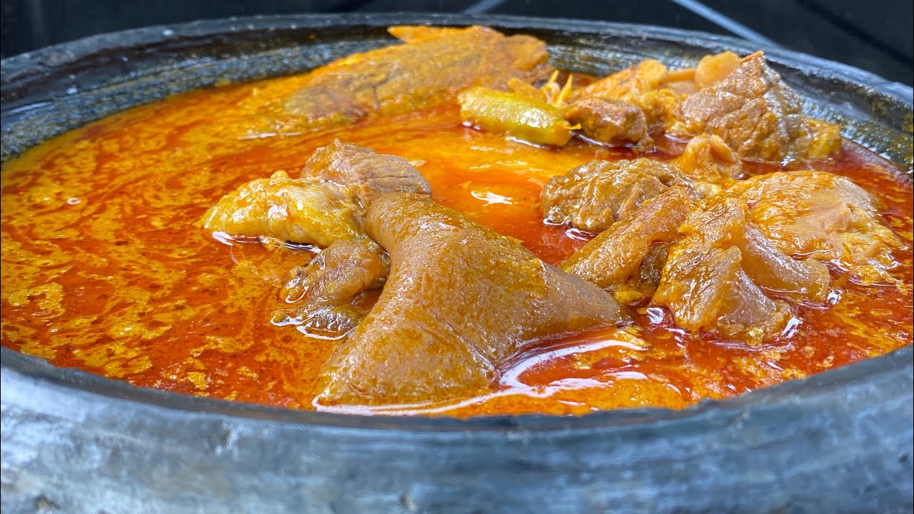 Fufu and Abekwan Soup