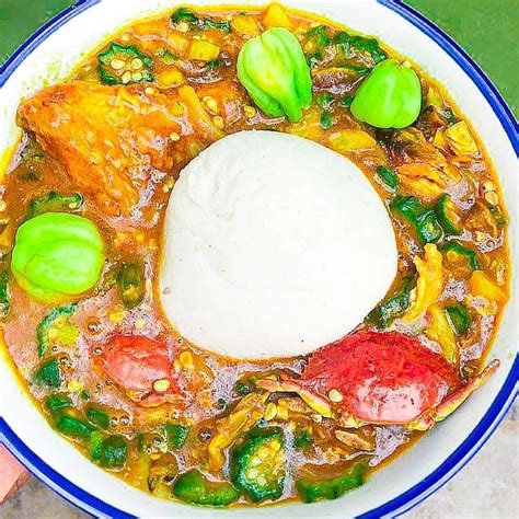 BANKU AND OKRO STEW
